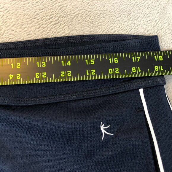 Danskin Now Womens Athletic Pants Large Straight Drawstring Activewear Navy Blue - Picture 5 of 13